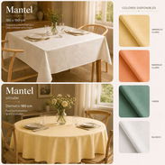 Mantel de mesa elegante variados colores (cv) - Img main-image-56491733