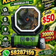 Ventilador recargable F6 Originales - Img 57684692