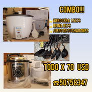 Combo👉 Olla Arrocera 1.5 👉Olla Reina 6lts 👉Juego de Cucharones - Img 53564630