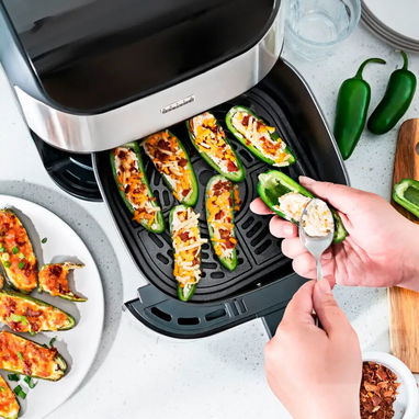 🍟 Freidora De Aire Bella PRO 6QT Acero Inoxidable Con Pantalla Táctil, Canasta Extraíble 🧼 Envío* + Garantía** - Img 97713941