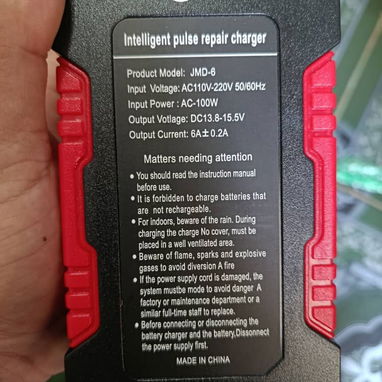 Cargador de batería inteligente 12v - 6A . Carga baterías desde 4ah - 100Ah. 40 USD - 3/3