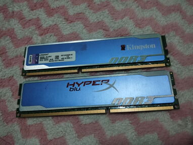 Ram DDR3 de 2x4 a 1333 mhz disipadas maraca Kingston precio 6 mil soy del Vedado #56853537 - Img main-image-45363957
