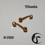 Piercing de titanio degradó implante - Img 55857758