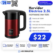 Hervidor de Agua Eléctrico 2.5 Litros 1500W - Img 56694690
