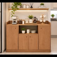 estantes de cocina de madera MDF resistente a la humedad importados en su caja 💯% calidad - Img 56952786