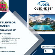 🔥  Televisor Smart RUDEN QLED 4K UHD 55" - Img 57142241