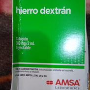 Hierro Dextran 100mg/2ml -12 usd la caja de 3 ampulas - Img 55881047