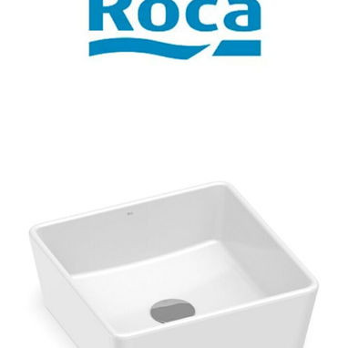 Lavamano Roca Aloa, Lavamano sobre, lavamano de empotrar,  mueble con espejo - 3/10