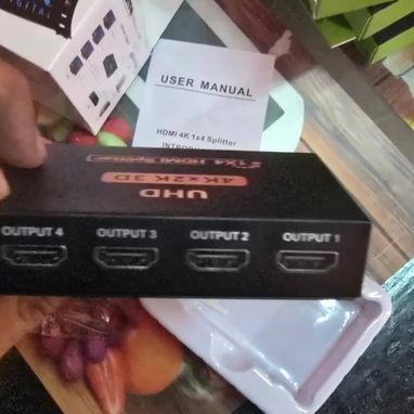 💻Spliter hdmi 1x4 uhd 4k nuevo en caja en 40 usd, mensajería adicional - 3/5