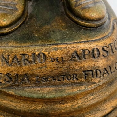 Estatua del centenario de José Martí 33cm de alto artista Manuel Fidalgo - Img 124095847