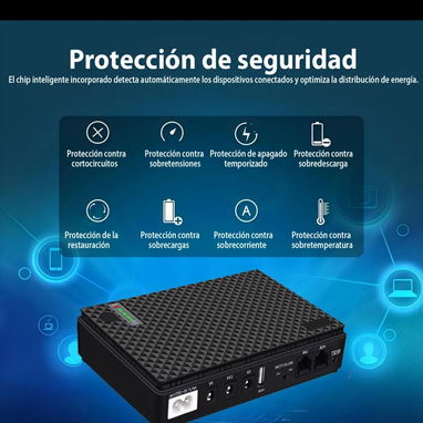 Mini UPS para router 10400 Mah con poe - Img 117019471