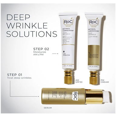 RoC Retinol Correxion Deep Wrinkle Daily Moisturizer con SPF 30 (30 ml) | Con garantía | videojuegoshabana.com - Img 123011046
