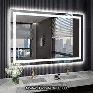 🛍️ Espejo de Tocador / Baño táctil con luces led 🔑 Código: Espe294 📝 Espejo de baño LED inteligente con luces delante - Img 57707339