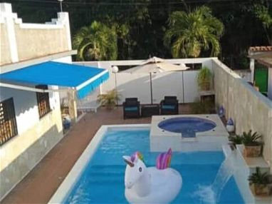 Renta de casa en la playa!!!! Disfrute de una amplia piscina en Boca Ciega - Img 70585408