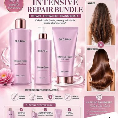 LINEA INTENSIVE REPAIR para cabellos con procesos químicos (tintes, decoloraciones, alisados) - Img 123253178