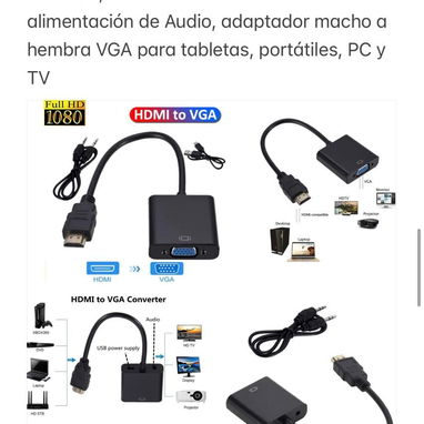 Adaptador HDMI - VGA - Img 92190042