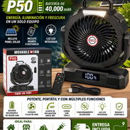 🌿🔋 VENTILADOR RECARGABLE P50 40,000 mAh 🔋🌿 - Img 55967593