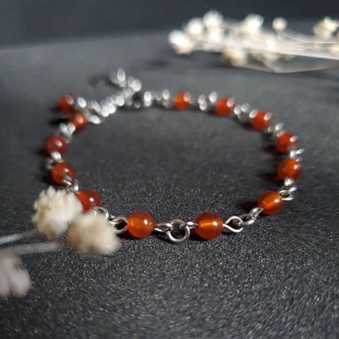 Pulseras, cadenas, manillas con Piedras Semipreciosas y acero inoxidable: Amatista, Cuarzo Rosa, Lapislázuli, etc. - 2/8
