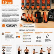 KIT DE BANDAS DE RESISTENCIAS CON ACCESORIOS NUEVOS !!!! - Img 54883844