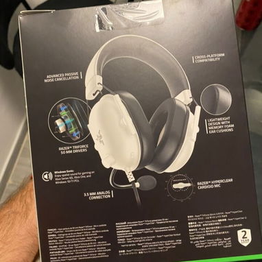 AURICULARES GAMING RAZER BLACKSHARK V2 X – WHITE EDITION - 2/2