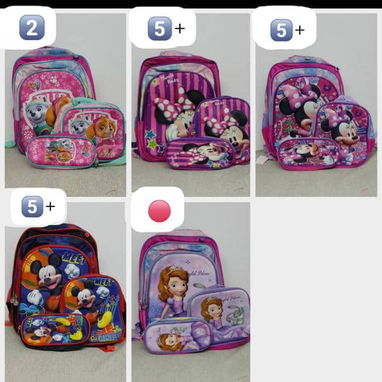 Combo de 3 piezas de Mochilas escolares - 9/10