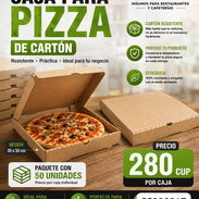 Caja para pizza de carton - Img 57330392