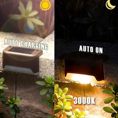 Paquete de 10 luces solares para columnas de valla 7000 cup - 3/5