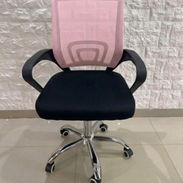 Silla de Escritorio con Ruedas Classic 95x65x52cm Thinia Home (Rosa, Blanca,) - precio : 70 usd - Img 56155323