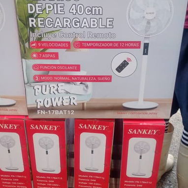 🔰SANKEY 🔰 65 USD VENTILADOR SANKEY RECARGABLE 2000MAH. MENSAJERÍA CON FACTURA Y GARANTÍA. TLF 54833699 - Img 104835375