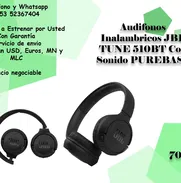 Audifonos Inalambricos JBL TUNE 510BT Con Sonido PUREBASS - Img 47976150