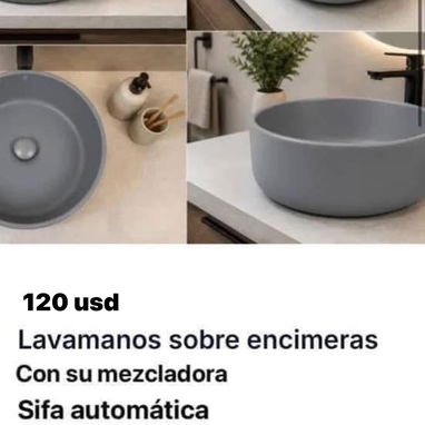 Lavamanos sobre encimera - 6/10