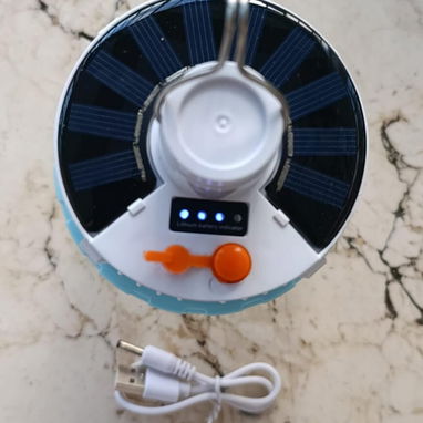 Lámpara recargable en forma de bombillo con enganche - 2/2