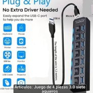 Hub USB 2.0 VVIA de 7 Puertos con Interruptor Individual - Img 56110240