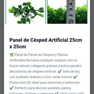 Panel de Césped artificial 25cmx25cm - Img 56828977