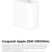 Cargador Apple 20w Original - Img 57017022