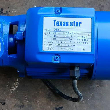 Bomba de agua periférica , 1/2 HP , 120 v - Img 123738131