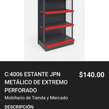 Estantes metálicos simples para su negocio - 3/3