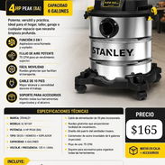 🟡 ASPIRADORA MULTIFUNCIONAL STANLEY 4 HP PEAK 🟡 (PCB) - Img 56103448