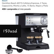 Cafetera eléctrica expresso de 2 tasas - Img 53402713