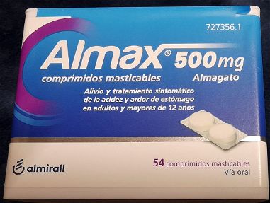 Almax 500 Mg. Alivia eficazmente la acidez y el ardor de estómago.sellado.vence 11/2027 - Img 69168429