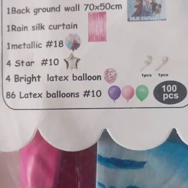 Set decorativo 100 pcs Frozen M40 (TPEx) - Img 123332367