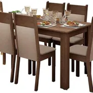 Juego comedor de 6 y 4 sillas - Img 55809372
