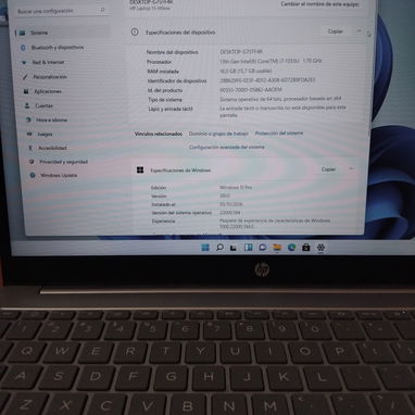 HP Laptop 15-fd0xxx | Intel Core i7 13ª Gen | 16GB RAM | SSD 1TB | Windows 11 Pro - 4/8