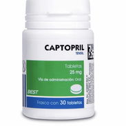 Captopril de 25mg tableta - Img 54953511