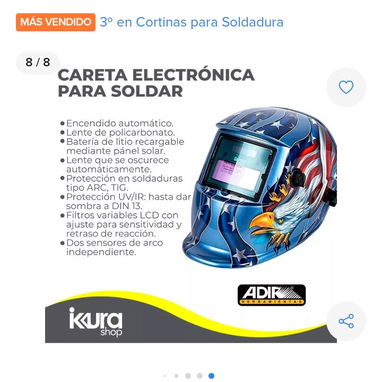 Careta de soldar electronica. Nuevas - 2/2