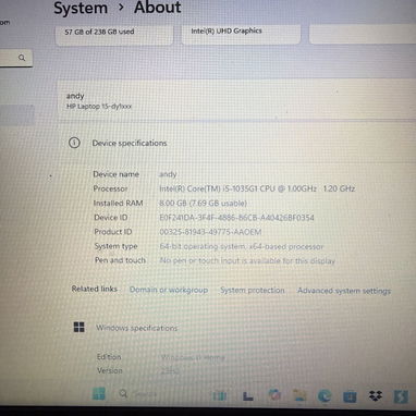 Vendo laptop HP usada pero como nueva - Img 124226653