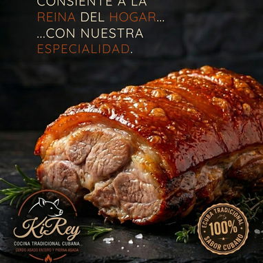 😃CERDO ASADO Combo KiRey: Arroz Moro + Yuca con Mojo + Ensalada(oferta especical por el dia de las madres) - Img 120543361