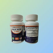 Ácido Fólico 5 Mg Vitamatic 120 Tabletas - Img 57874719