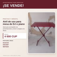 Se vende Atril  para piano o mesa de dj - Img 58321842