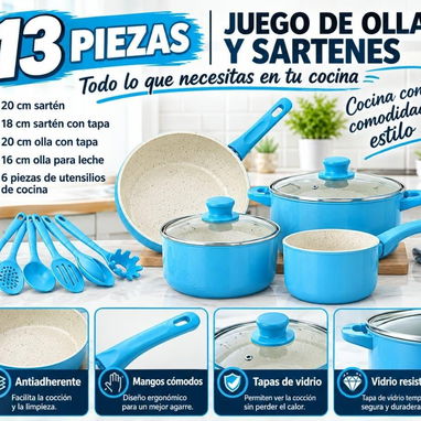 Juego de calderos - 2/5